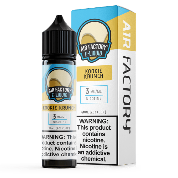 Air Factory Kookie Krunch 60mL freebase e-liquid bottle