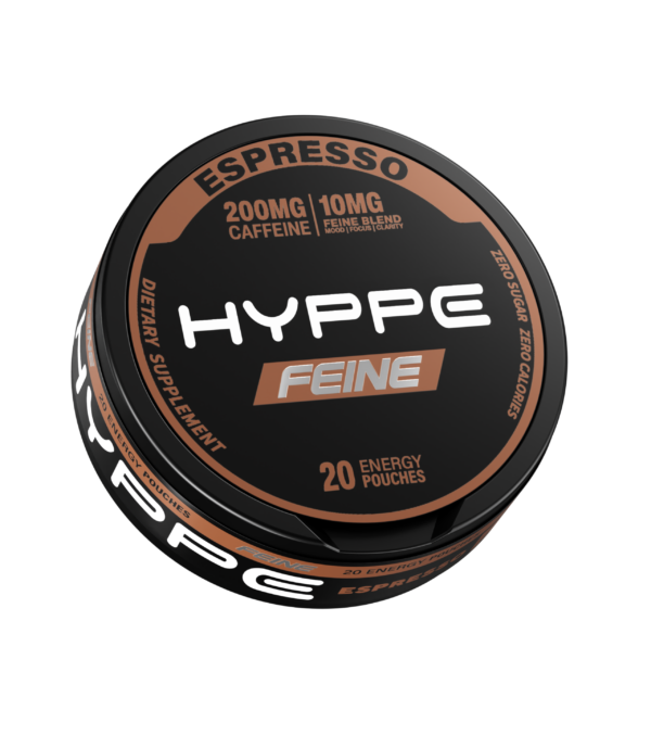 HYPPE FEINE Espresso single can, 20 caffeine pouches
