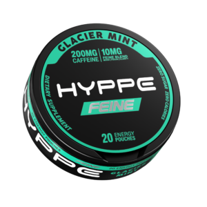 HYPPE FEINE Glacier Mint single can, 20 caffeine pouches