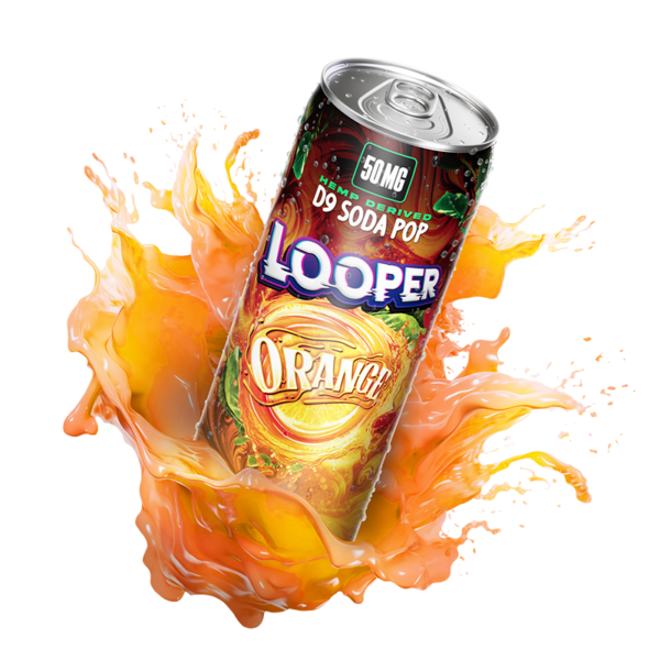 Looper D9 Soda Pop Orange 50mg can