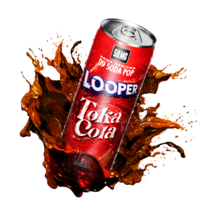 Looper D9 Soda Pop Toka Cola 50mg can
