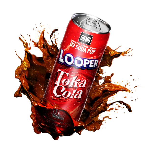 Looper D9 Soda Pop Toka Cola 50mg can