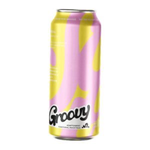 Groovy Social Pineapple Tiki non-alcoholic kava mocktail, 12 fl oz can