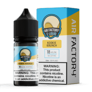Air Factory Kookie Krunch Salts 30mL nic salt e-liquid bottle and box