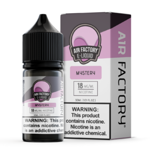 Air Factory Mystery Salts 30mL nic salt e-liquid bottle and box